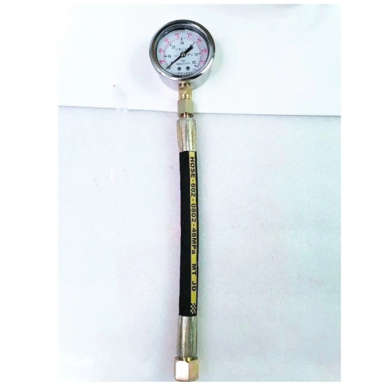 

60mpa Diesel Pump Pressure Test Gauge with Tube Pipe for CAT C7C9 Actuation Pump