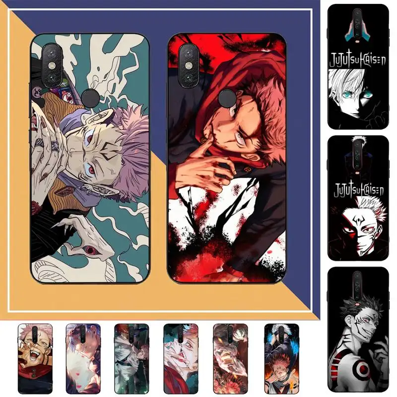 

Cute Cartoon Jujutsu Kaisen Phone Case For Redmi Note 4 X 5 A 6 7 8 Pro T 9 Pro 9S 10 Pro 11 Pro 11S 11Epro PocoM3pro