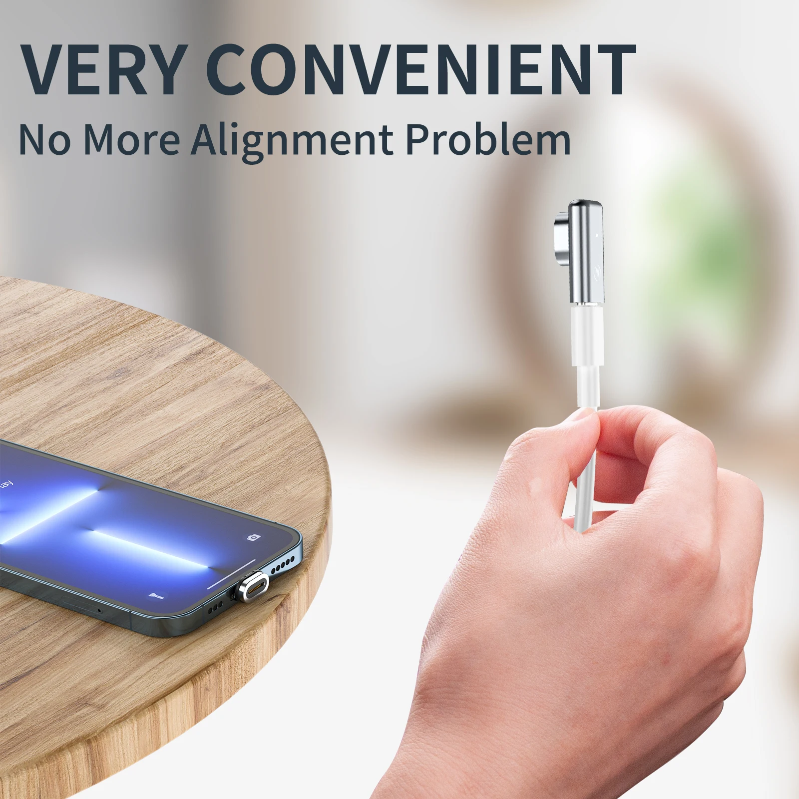 Магнитный адаптер SeynLi 100 Вт USB Type-C гнездо Type-c C штекер магнитный преобразователь