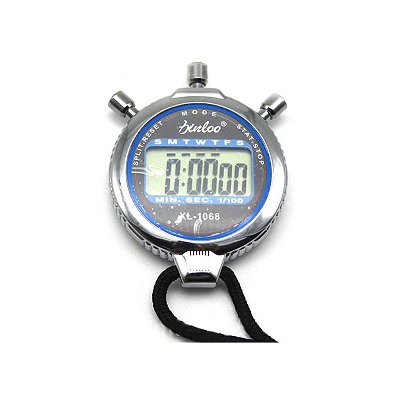 

Handheld Sport Stopwatch Electronic Digital LCD Timer Stop Watch String For Sports Competition Fitness Секундомер Спортивный