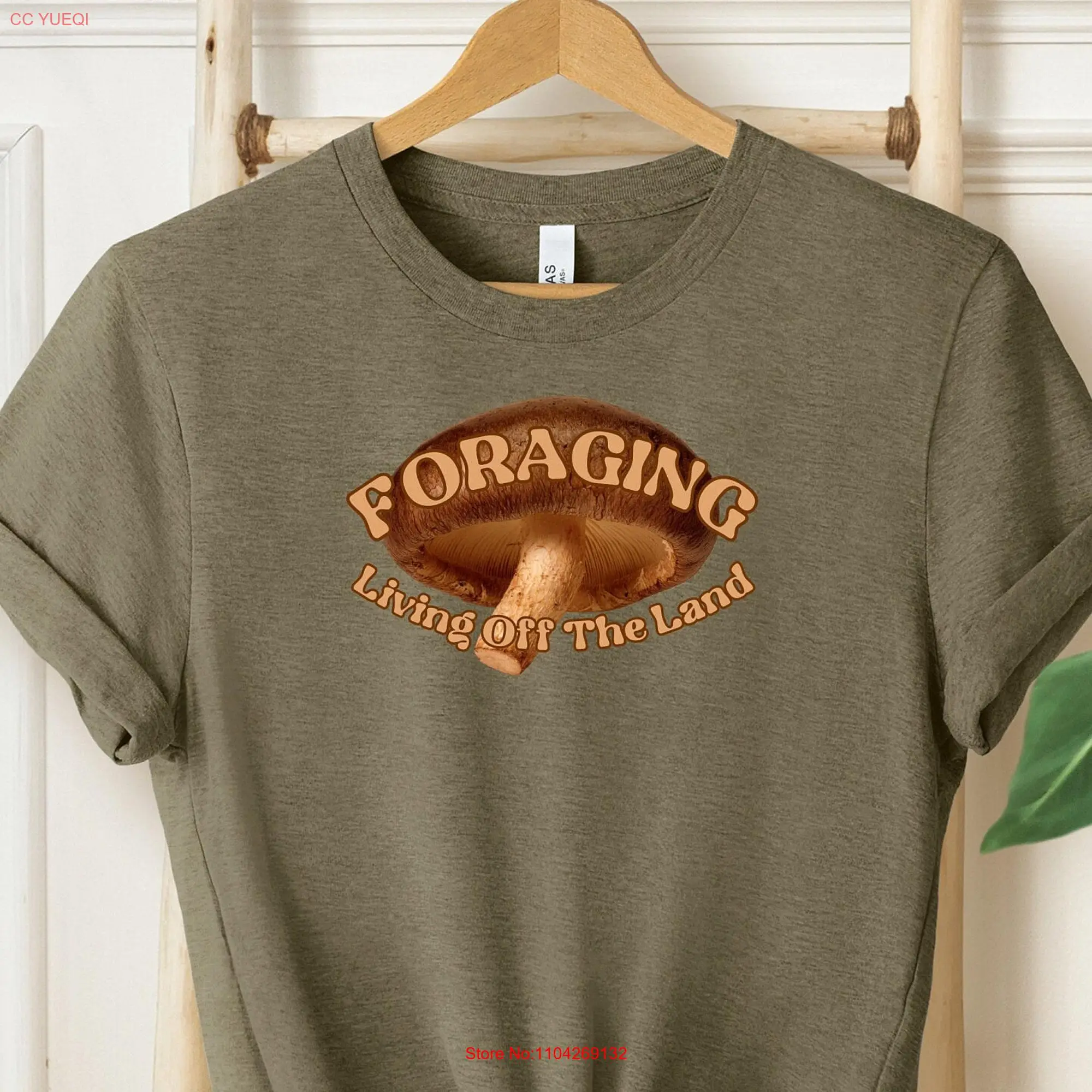 Футболка с грибами для охоты морель лежание микология миколог ботанический