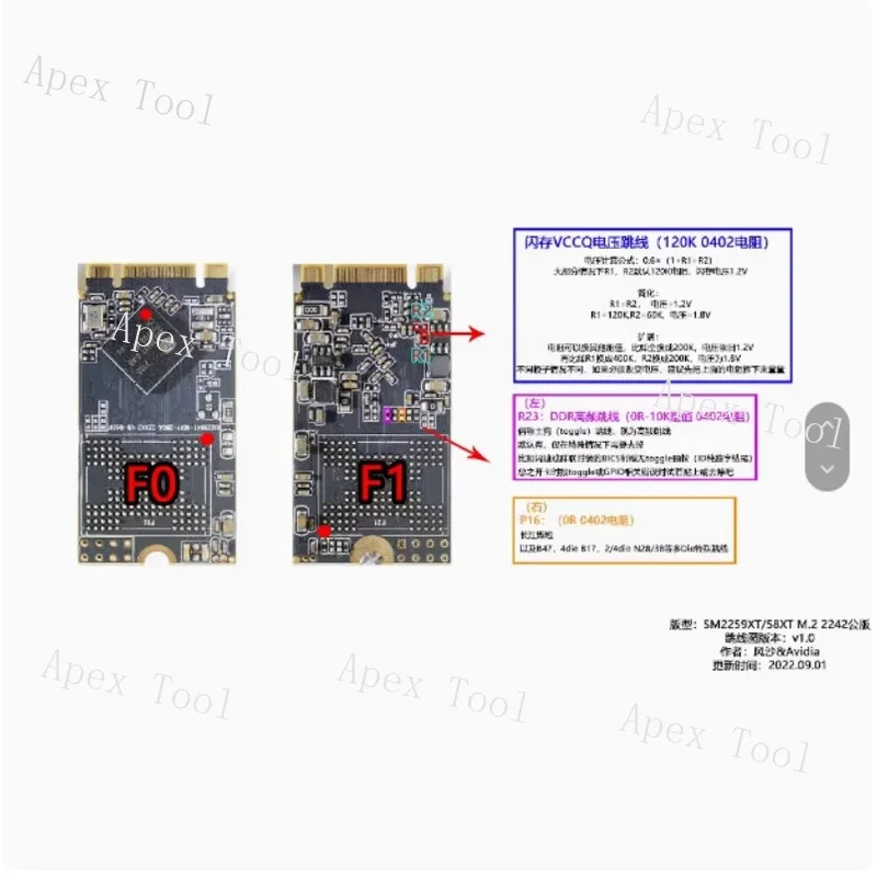 Фото Huirong SM2258XT Msata SSD твердотельный накопитель BGA132 двухэтажная основная плата управления DIY полуфабрикат №2
