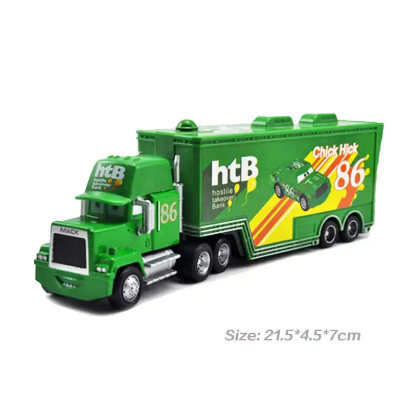 6 Стиль Чик Хикс Дисней Пиксар Автомобили 2 3 Металлик Металлический слиток 1:55 Молния Маккуин Круз Джексон Дети Игрушки Для Детей Подарок Мальчик