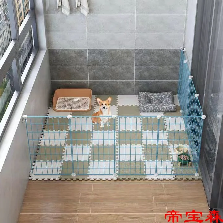 

Pet Fence, Dog Cage, Small Dog Isolation Door, Teddy Vip Kennel, Household Fence, Iron Fence, Door Fence Partition
