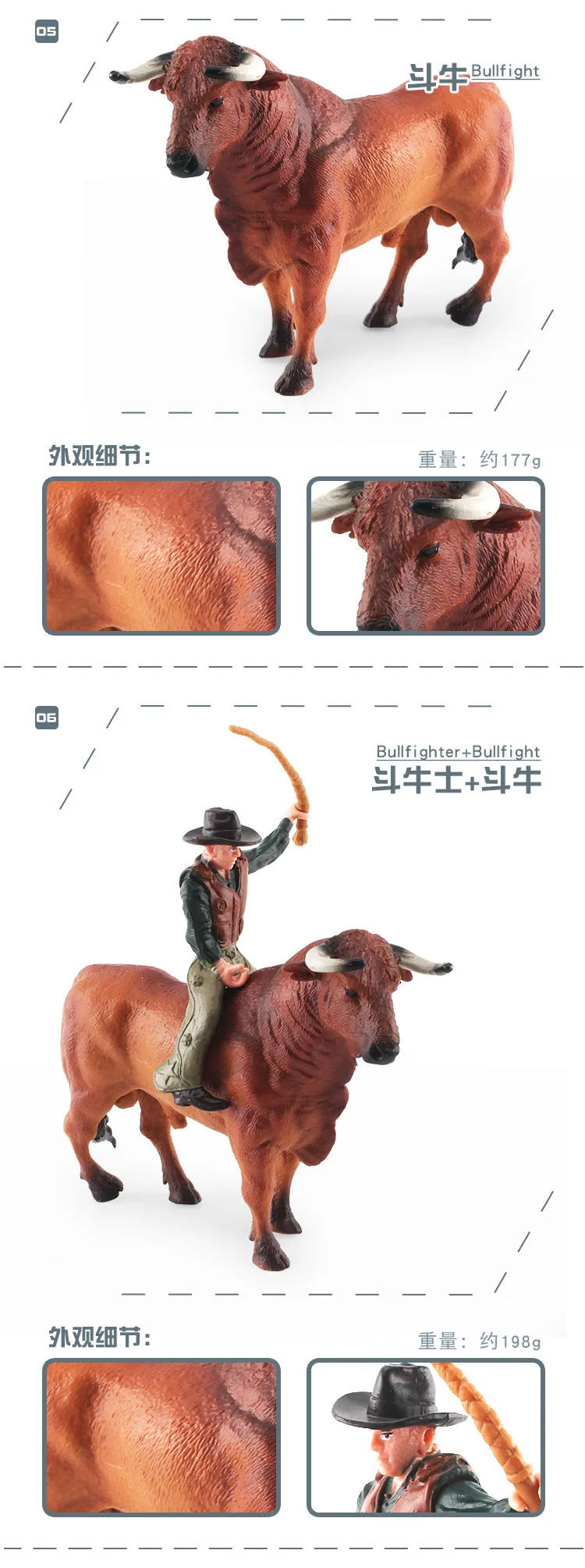 1Pc Spanish Bullfight Matador Figures Mini PVC Figurine Model Toy Collection Home Desk Decor images - 6