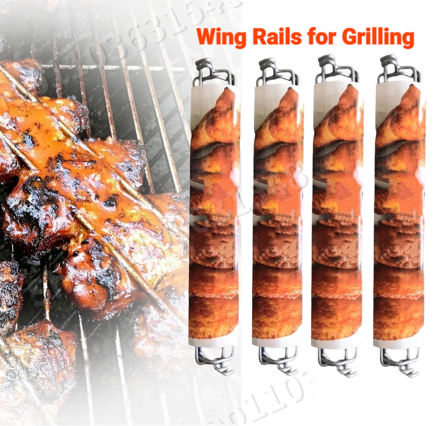 Направляющие для барбекю с крыльями направляющие гриля отлично подходят пикника