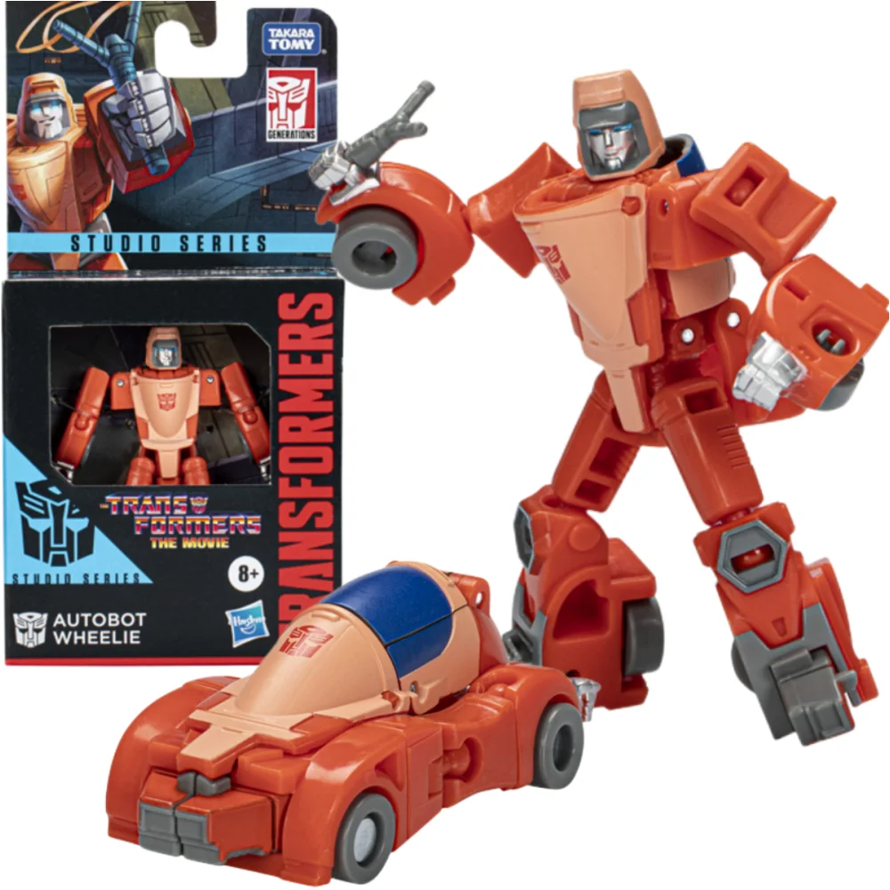 Трансформеры для студийной съемки Takara Tomy серии Трансформеры из фильма Tf7 Autobot Wheelie деформируемые игрушки Autobot коллекционные подарки для детей