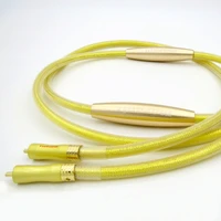 pair marantz hifi rca audio cable silver plated copper rca to rca audio cable for dac amplifier