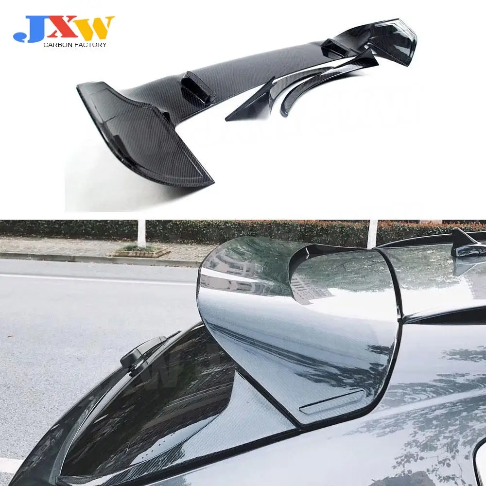 

MS Style Carbon Fiber Rear Roof Spoiler Side Knife Wings Fit For Maserati Levante 2016 - 2019 FRP Trim Aprons Winglet