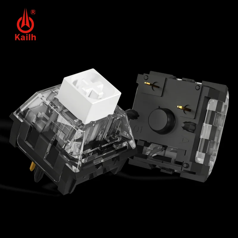 Фото Kailh Box V2 Switch BOX Белый Красный Коричневый Переключатели для пользовательской механической клавиатуры DIY 5-контактные RGB-совместимые переключатели Cherry MX №2
