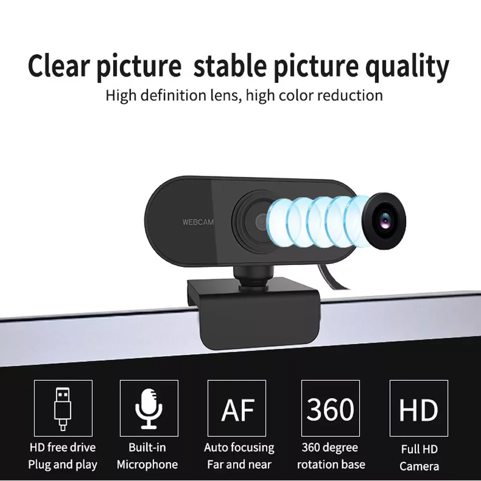 

Webcam 1080P web camera with microphone Web USB Camera Full HD 1080P Cam webcam for PC computer Live Video Calling Work