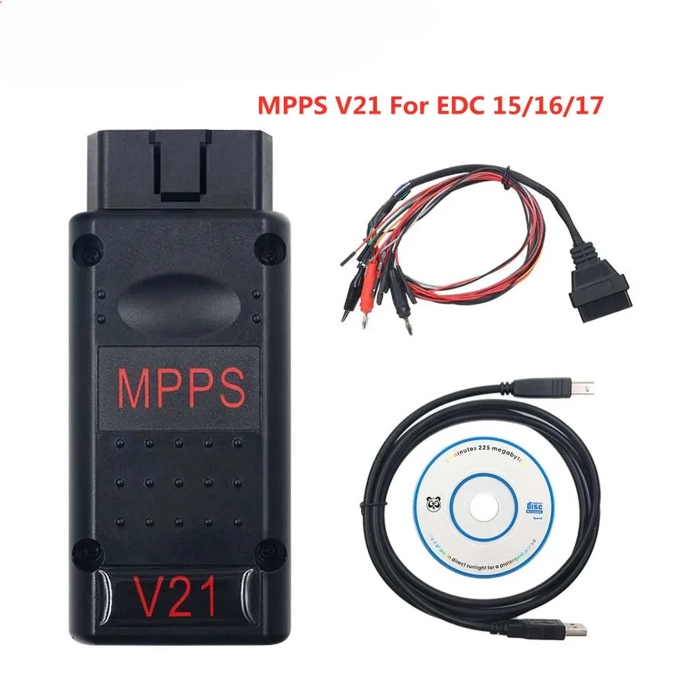 Версия разблокировки MPPS V21 MAIN+TRICORE+MULTIBOOT с кабелем Breakout Tricore лучше чем V18 V16 OBD2 ECU