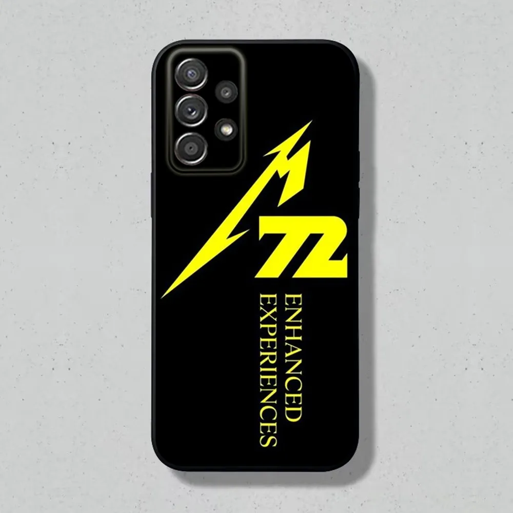 S-Seasons 72 M-Metallica Phone Case For Samsung S24 S23 S22 S21 S20 S10 S10E S9 Plus FE Note 20 Black Cover Shell