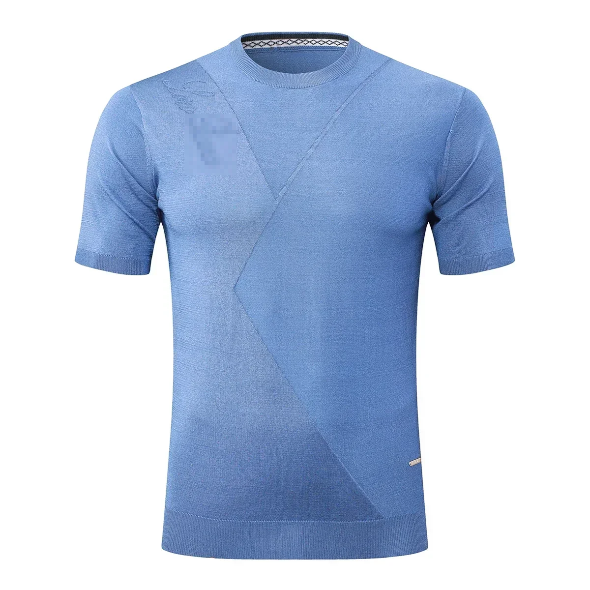 Футболка BLSK CPRT шелковая мужская футболка новинка 2025 деловая удобная прямая