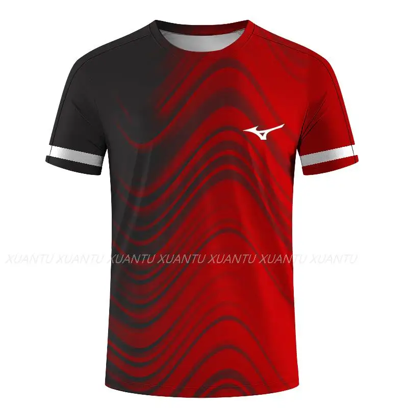 

Футболка мужская и женская спортивная с коротким рукавом и круглым вырезом