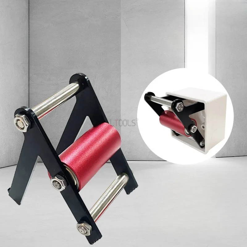 

1pc Wire Threading Aid Tool with Pulley Cable Puller Auxiliary Electrician Fish Wire Wall Universal Conduits Cable Reel Roller