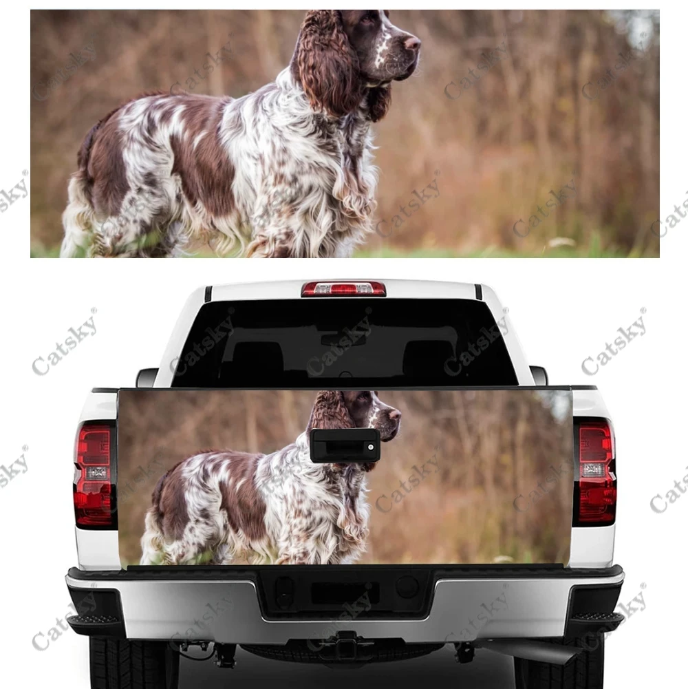 Наклейки на автомобиль Springer Spaniel виниловые аксессуары для модификации заднего