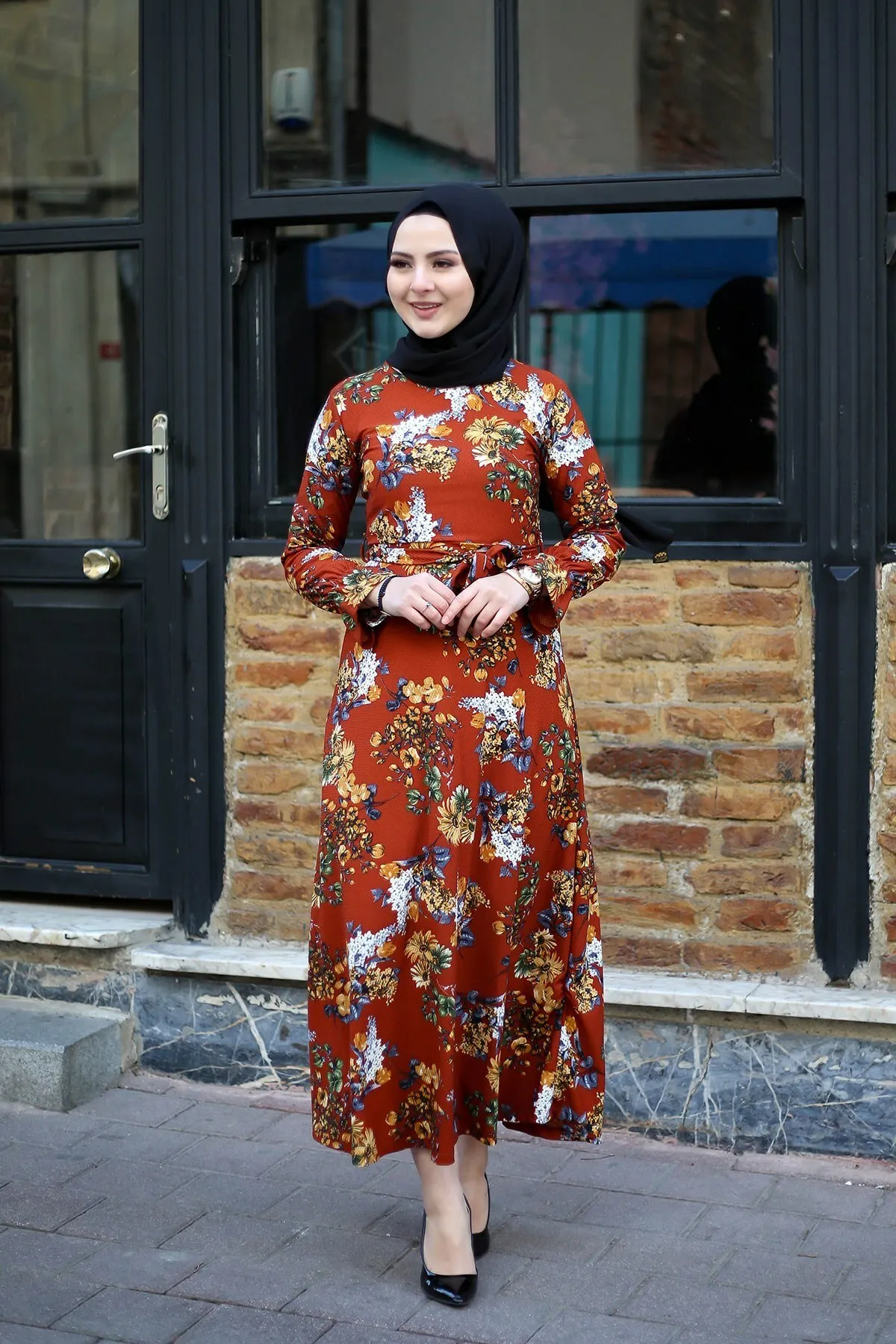 Женское платье, платья для женщин, кафтан, абайя, женское длинное мусульманское платье, вечерние платья, Cicek