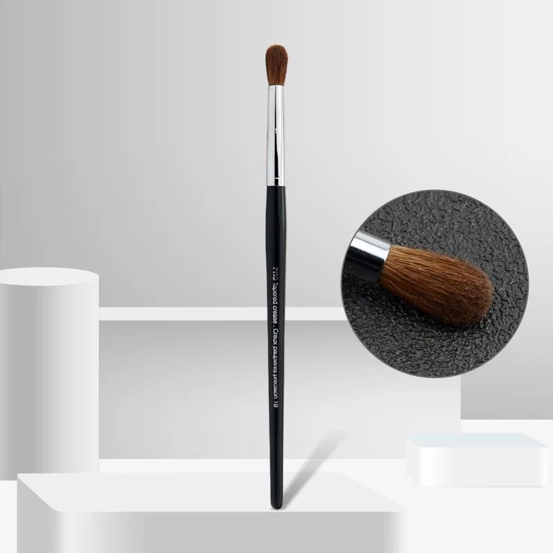 Professional Eyeshadow Brush Tapered Crease Precison Eye Makeup brush S19 Natural Goat Hair Beauty Cosmetic Blender Brush