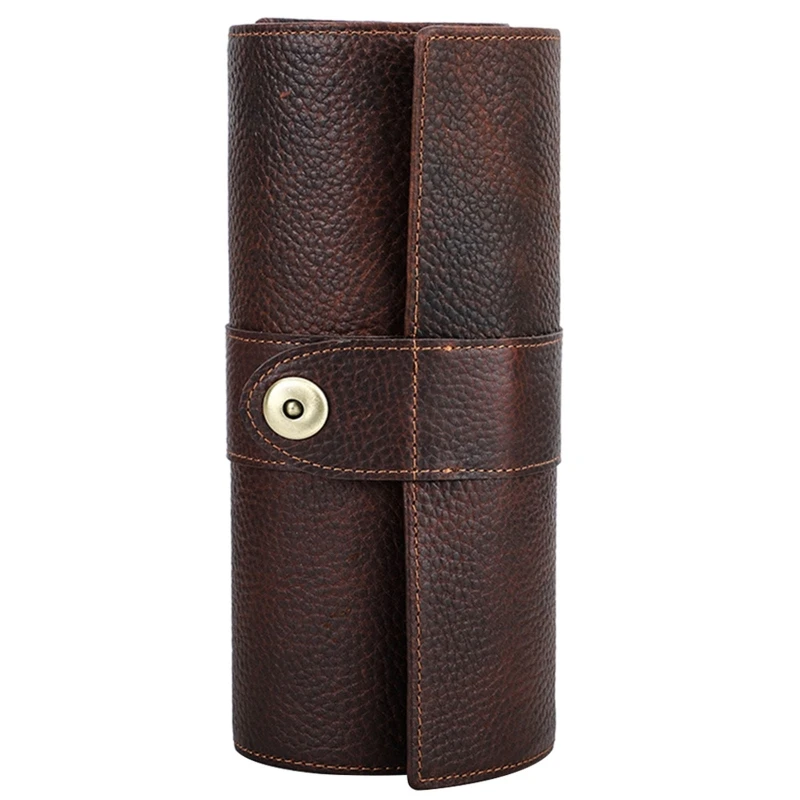 

Vintage Retro Treasure Map Pencil Cases Luxury Roll PU Leather Pen Bag Pouch Stationery School Office Supplies