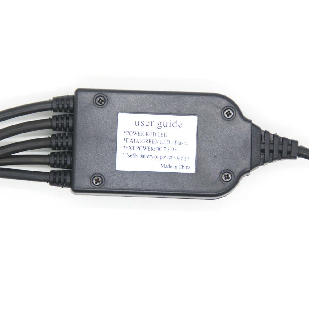 Gtwoilt 5 In1 FTDI USB Programming Cable Driveless for Motorola AXU4100 CP200 2way Radio Cable New