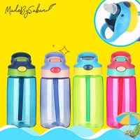 450ml kids water cup creative safe baby feeding cups with straws leakproof water bottles outdoor portable childrens cups