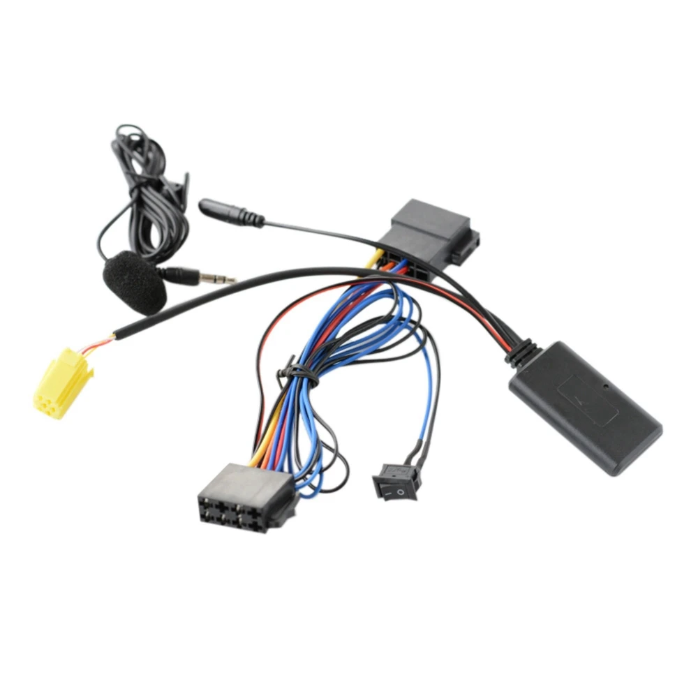 

Автомобильный Bluetooth 5,0 Aux кабель для микрофона, свободные руки, адаптер для вызова для Peugeot Citroen RD09