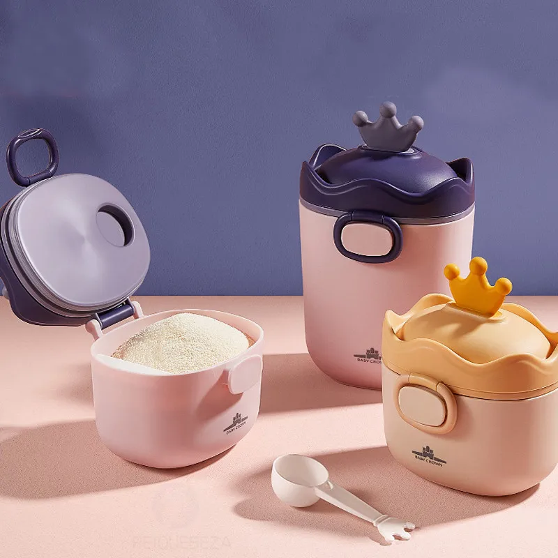 

Portable Baby Food Storage Containers Outdoor Newborn Kids Essential Cereal Milk Powder Box Nuts Snacks Storage Case With Scale