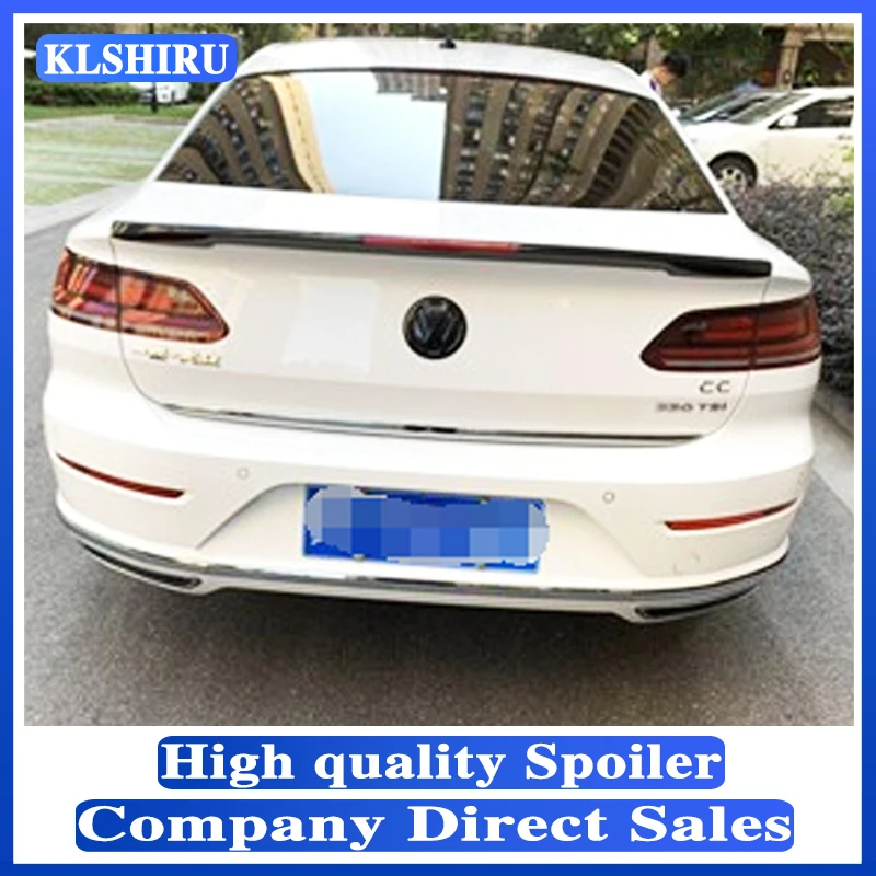 

For 2019 Volkswagen New CC Arteon Spoiler High Quality ABS Material Primer Color Dar Tail Wing Decoration Rear Trunk Spoiler