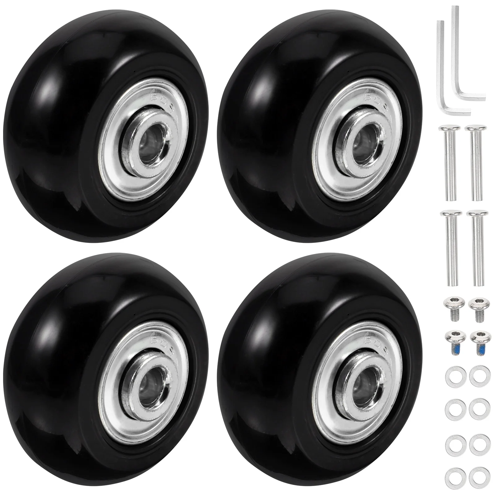 

Luggage Suitcase Replacement Wheels Caster Repair Tool Kit Mute Trolley The