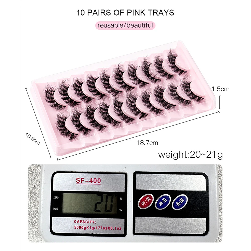 1 ~ 5 пар 3d накладных ресниц удобные пушистые высококачественные прочные
