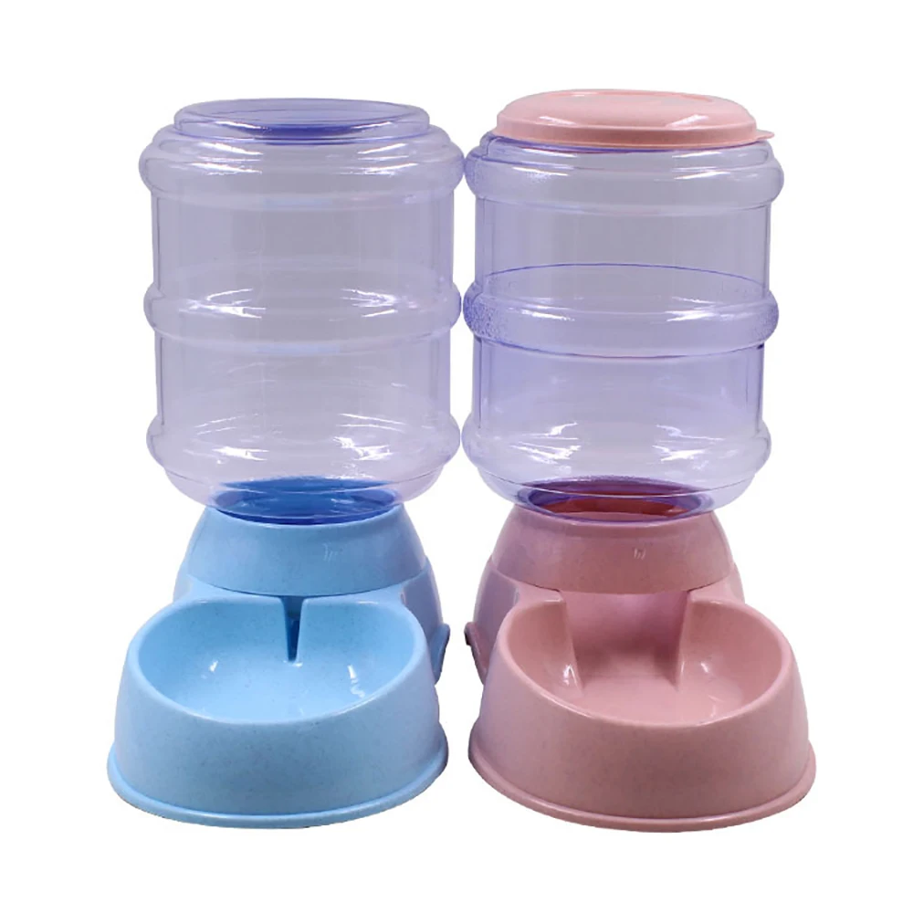 

Capacity Dispenser Food Self-dispensing Water Waterer Feeding Feeder Bowl Automatic Gravity Dog Large Cat Pet Pet