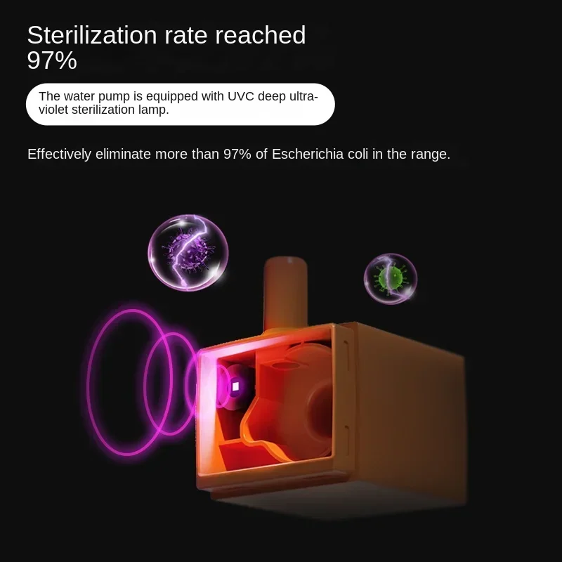 Fuente para beber mascotas bomba de agua inalám значительно HB-202