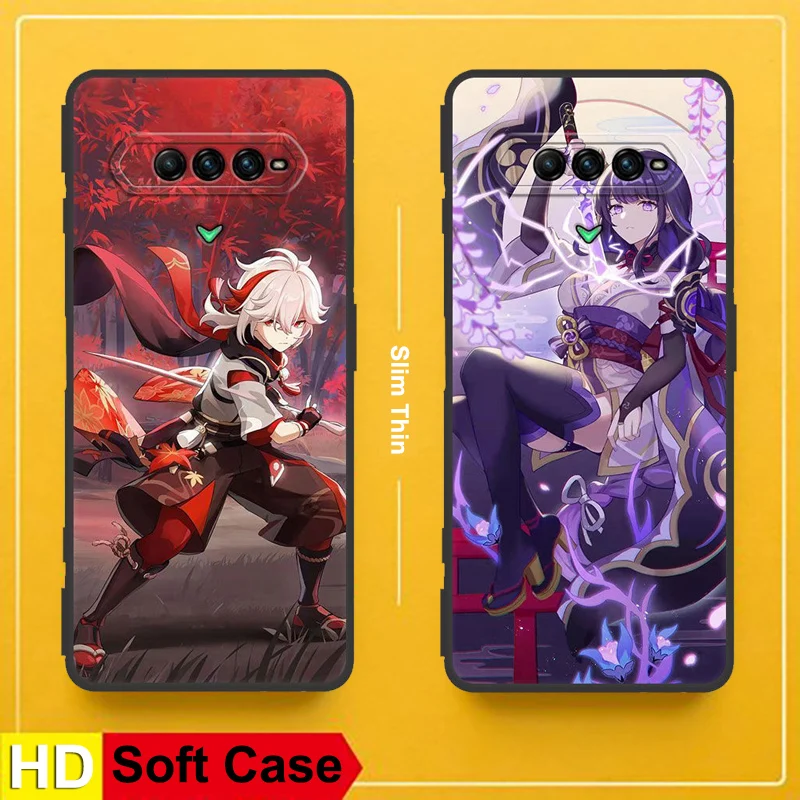 Защитный чехол для Black Shark 4 4s Pro мягкий чехол-накладка из ТПУ 5 RS 5RS защитный кожаный