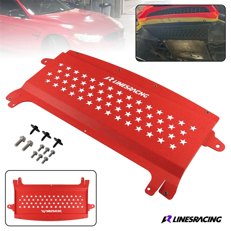LR Underhood Shield Масляный радиатор Защитная пластина для BMW F8X M3 F80 15-18 M4 F82 F83 15-20 S55