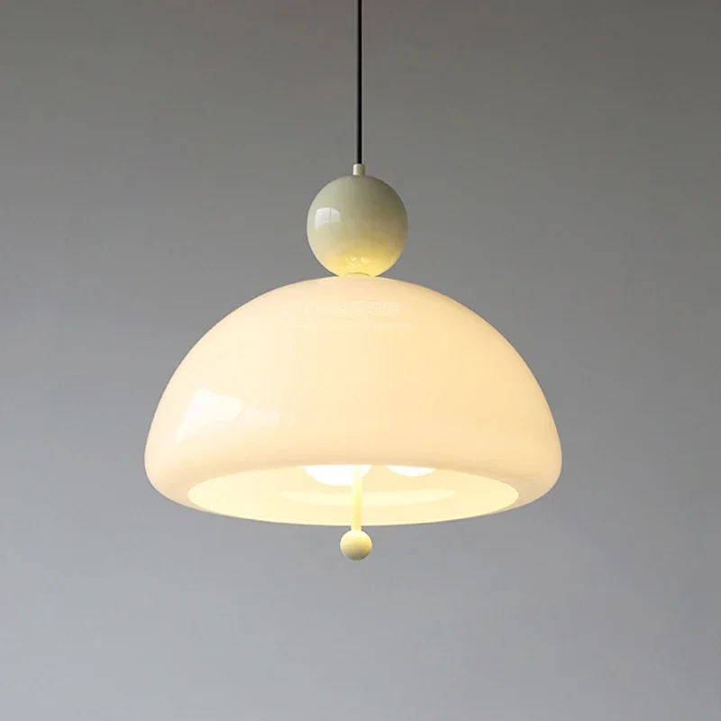 Простая стеклянная Подвесная лампа Bauhaus в стиле ретро ресторан кафе спальня