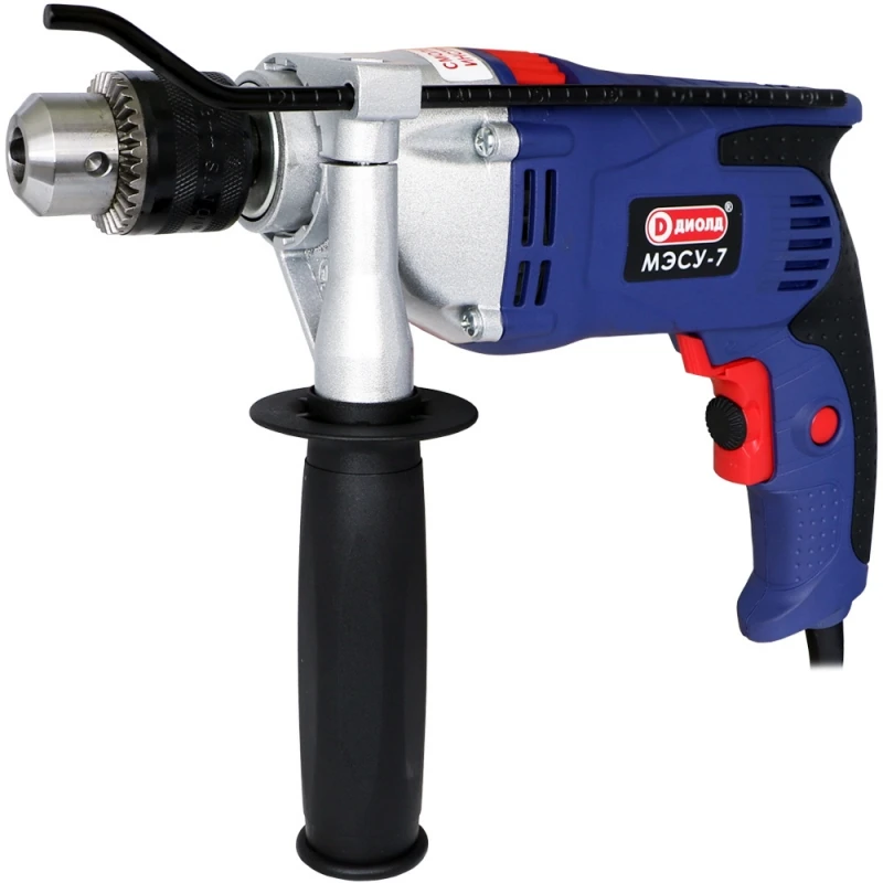 Дрель ударная Диолд МЭСУ-7 (Мощность 800 Вт диаметр сверления 13-25 мм 0-2900 об/мин 44800
