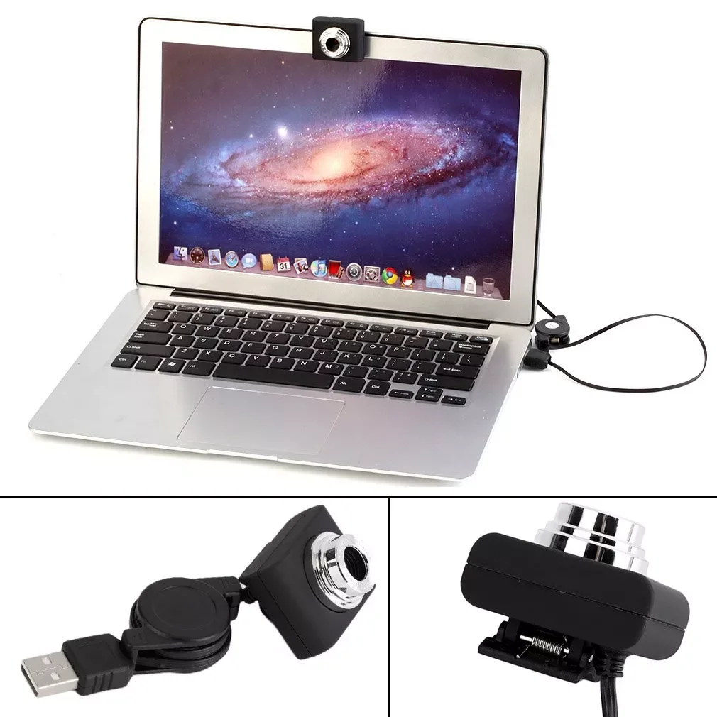

Newest USB 30M Mega Pixel Webcam Video Camera Web Cam For PC Laptop Notebook Clip