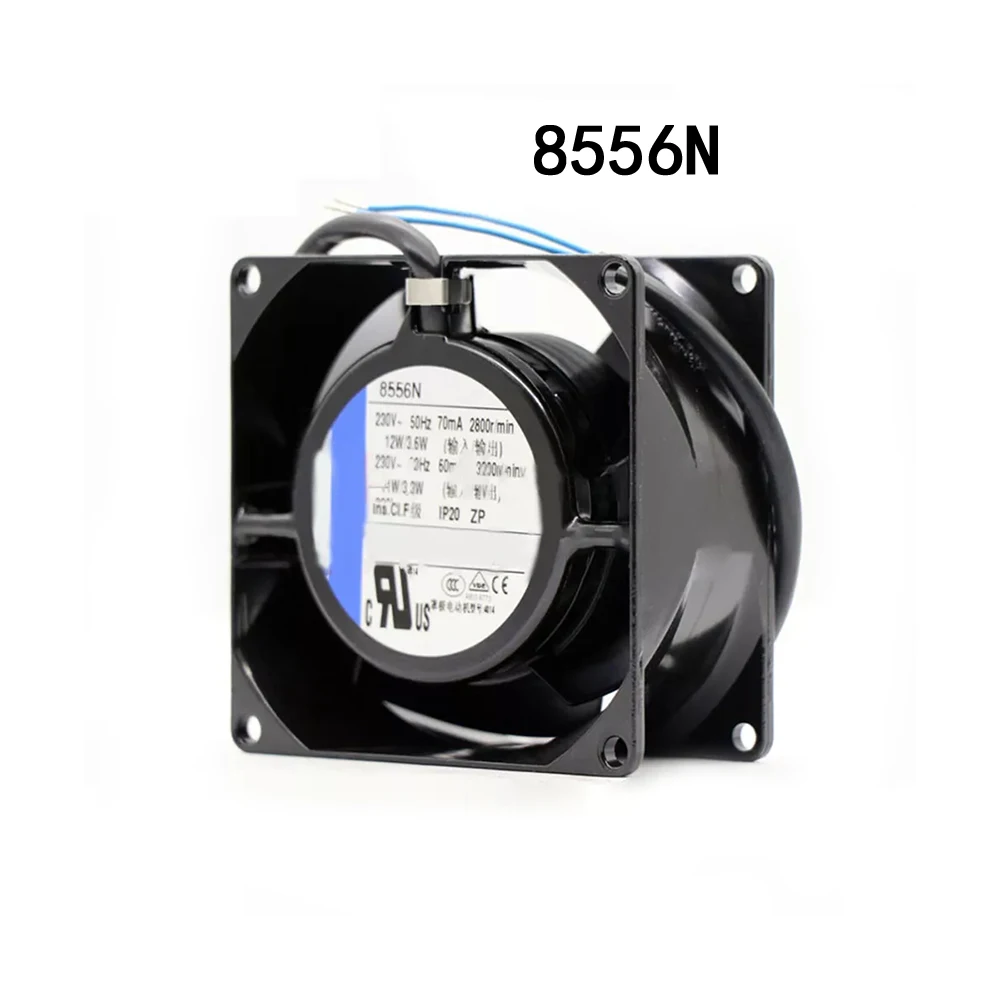 Вентилятор с высокой термостойкостью 230 В переменного тока 12 Вт 70 мА 8556N