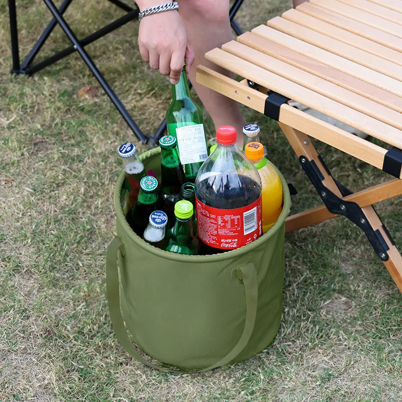 

Outdoor Foldable 7L&13L&20L Round Bucket Storage Bag Square Bucket Travel Water Basin Storage Bucket Camping Equipment