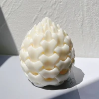 unique flower modern soy wax swirl spiral candles molds foliage bud candle silicone mold home decor gift