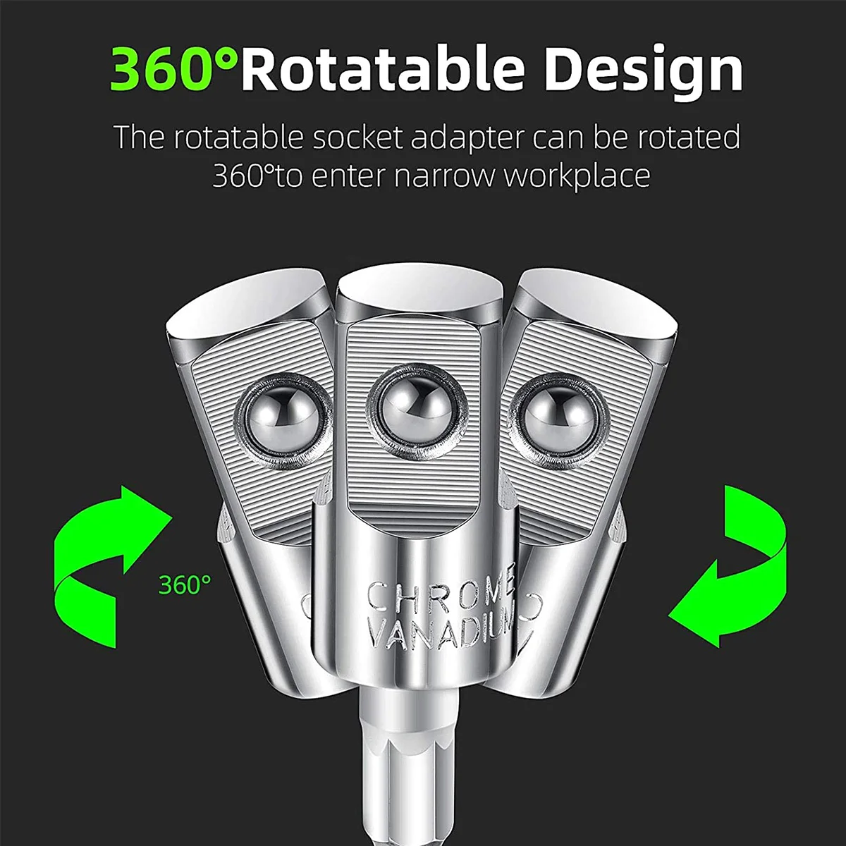 1 шт. регулируемый держатель для отвертки с углом поворота 105 градусов и 3