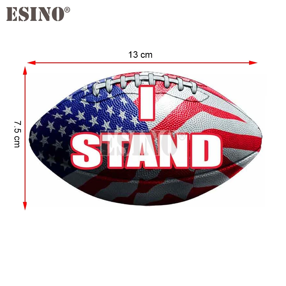 Я стоять США Америка национальный флаг декоративная наклейка мультфильм ПВХ