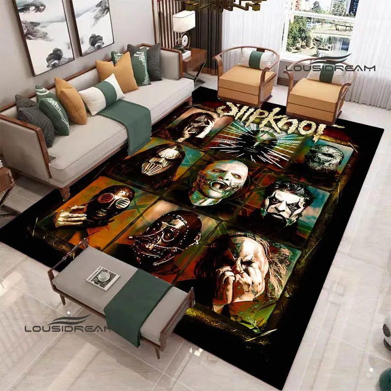 

S-SLIPKNOT band printed carpet yoga mat Photography prop room decor carpets for living room cute rug area rug birthday gift