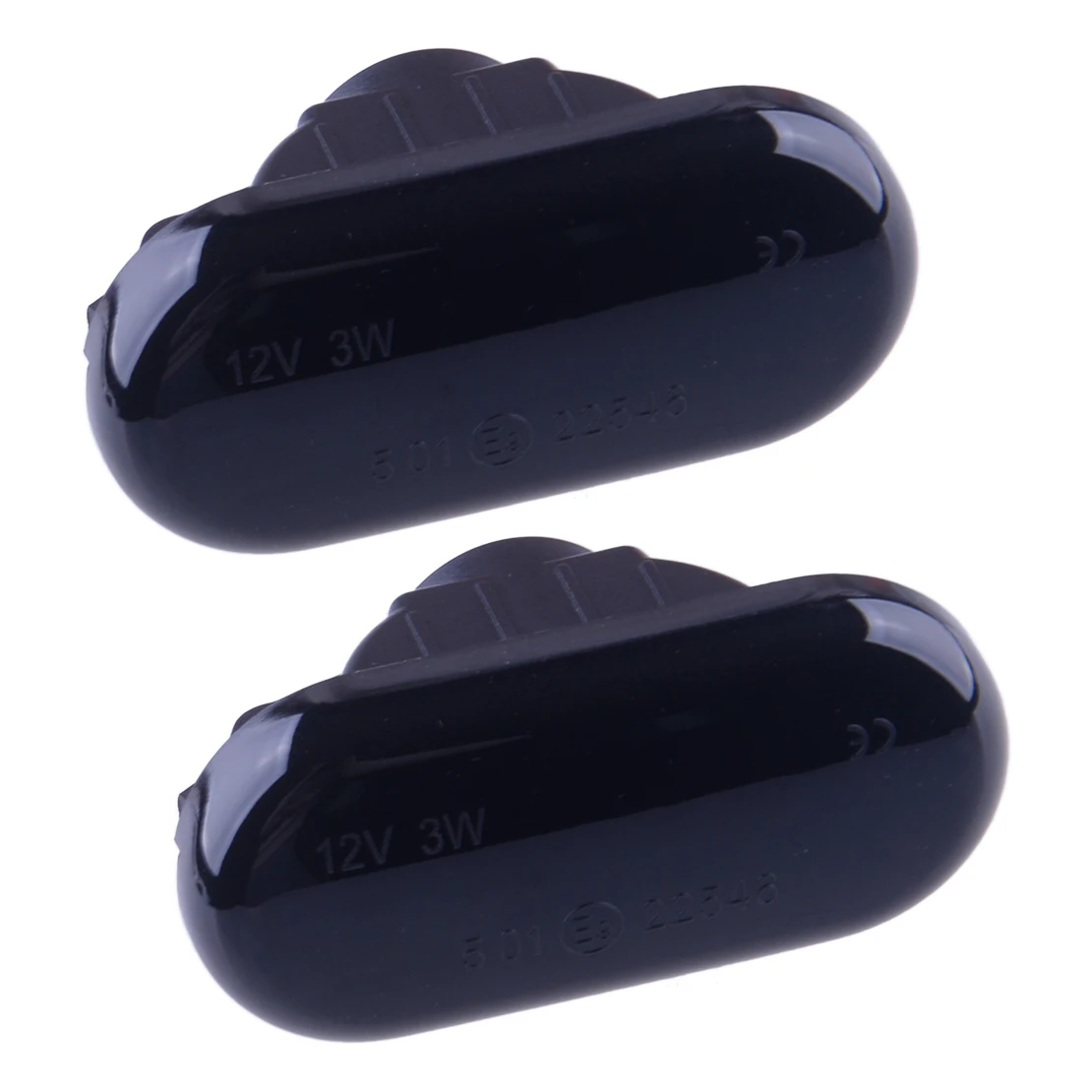 

2pcs Black Lens Side Marker Indicator Lamp Light Fit for Nissan 350Z Navara Note Cube Tiida 2007 2008 NIS-26160AX00A 18A529012B