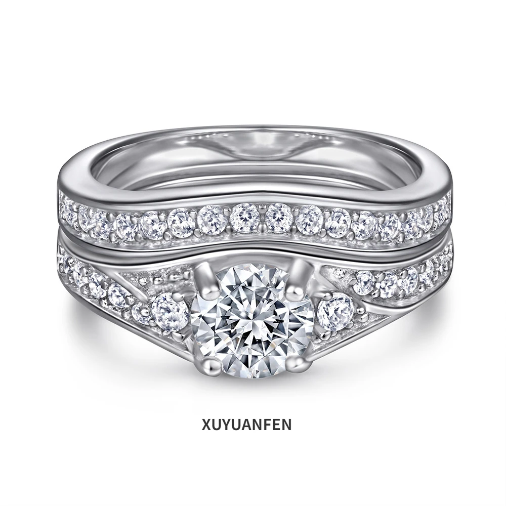 Новинка от XUYUANFEN кольцо из стерлингового серебра S925 для женщин нишевой набор
