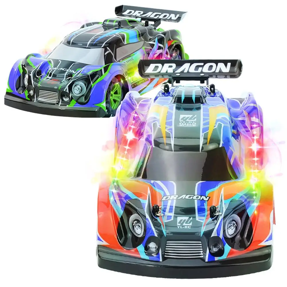 

1:14 радиоуправляемая машина четырехколесный привод высокоскоростной распылитель света дистанционное управление Гоночная машина 11CH крутой...