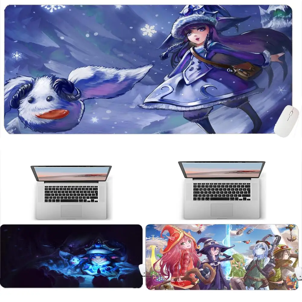 

Anime Mouse Pad Gamer Lulu League Of Legends Pc LOL Laptop Large Gaming Accessories Desk Mat Keyboard Xxl Mousepad Kawaii Mats