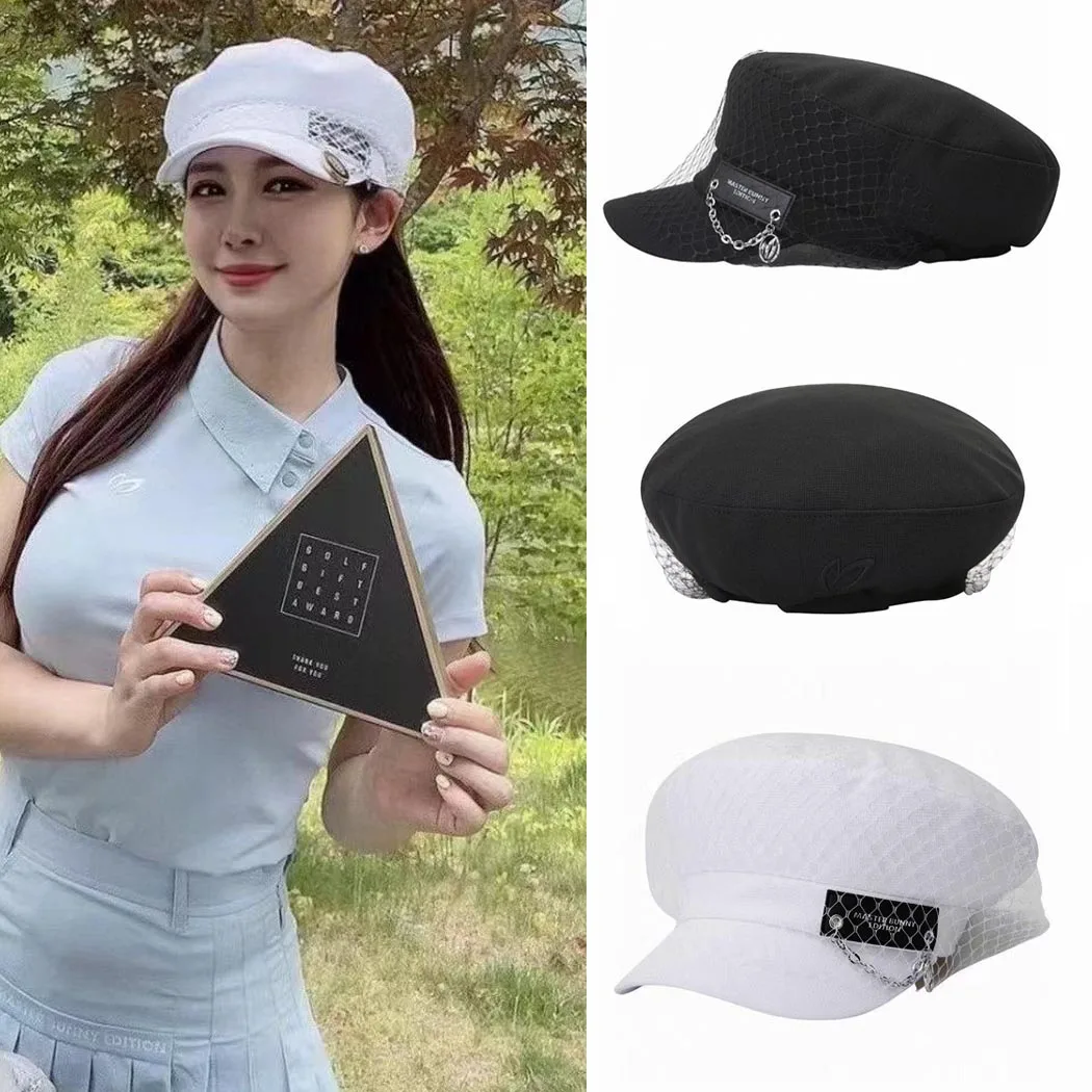 

[special Offer] Original Master Bunny Golf Cap Women's Sunshade Loafer Accessories Golf Sunscreen Retro