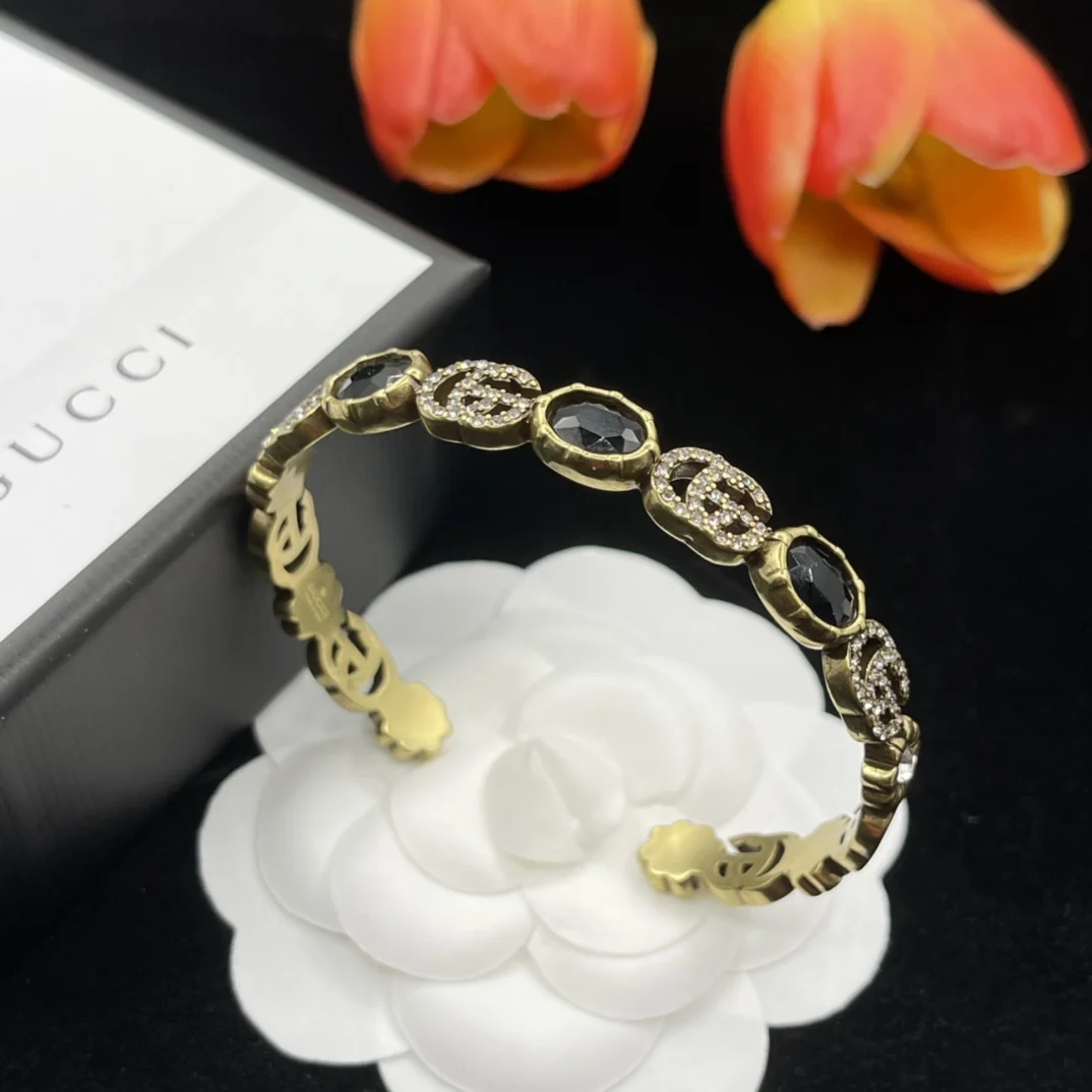 браслет GUCCI Модные цветные блестящие регулируемые браслеты Элегантный изящный